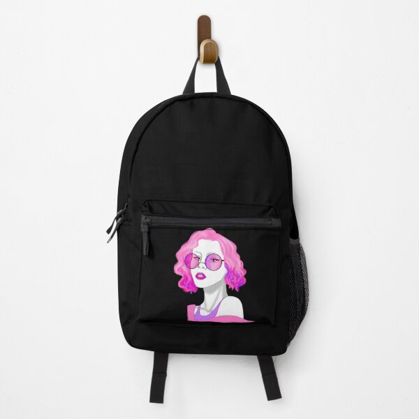 Item preview, Portrait of a stylish young woman with glasses and creative hair styling designed and sold by katecheerycake.