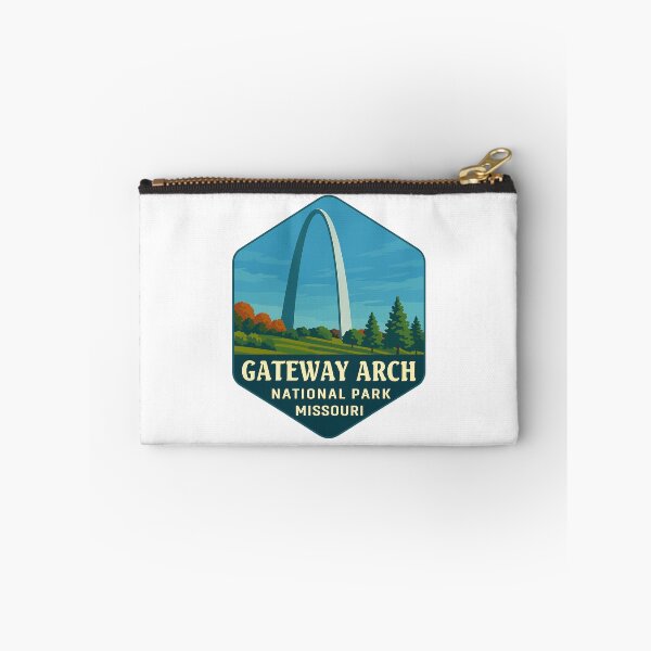 Item preview, Gateway Arch National Park Retro Sticker designed and sold by Ismeal Von.