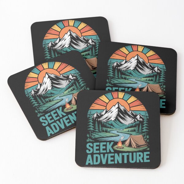 Item preview, Adventure Lovers Mountain Camping Hike designed and sold by CookWorldLaughs.