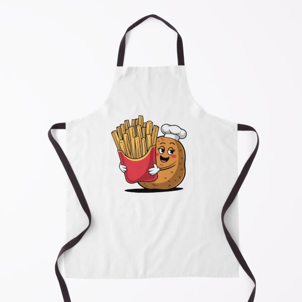 Item preview, Modern Trendy Funny French fries and potato designed and sold by SOUFIANE1991.