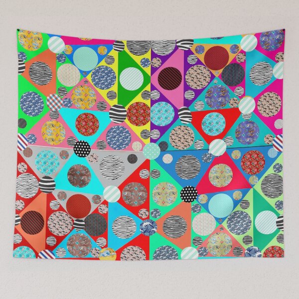 Item preview, Whimsical colorful dream pattern designed and sold by Shirley cute art .