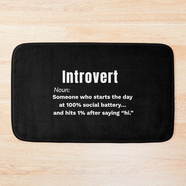 Item preview, Introvert Definition – Social Battery Drained After “Hi” designed and sold by Teenomix.