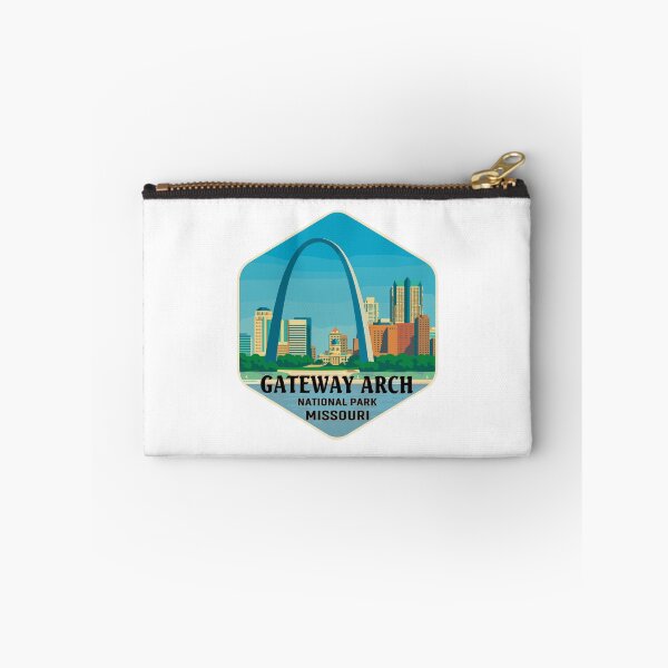 Item preview, Gateway Arch National Park Retro Sticker designed and sold by Ismeal Von.