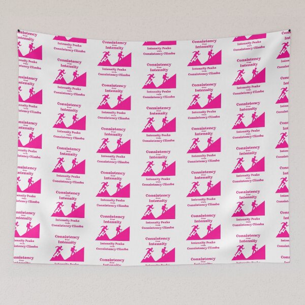 Item preview, Consistency over Intensity - Pink designed and sold by The Expression Den.