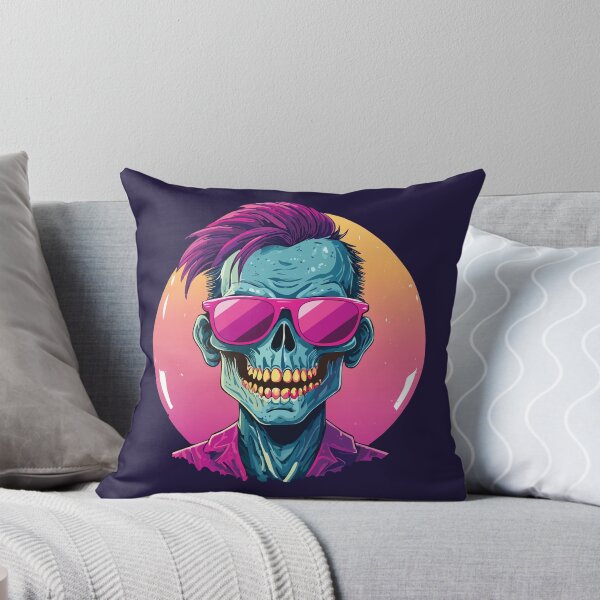 Item preview, Neon Zombie | 80s Retro Horror Zombie designed and sold by Oh, the HORROR!.