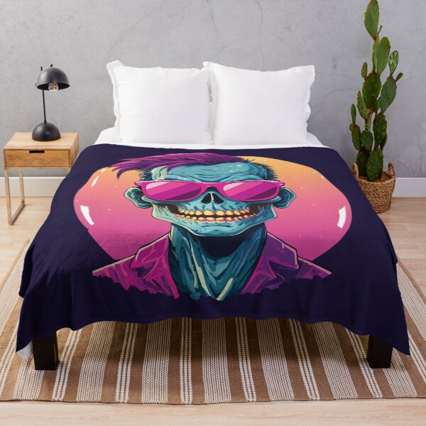 Item preview, Neon Zombie | 80s Retro Horror Zombie designed and sold by Oh, the HORROR!.