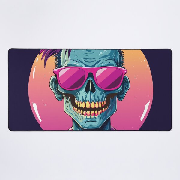 Item preview, Neon Zombie | 80s Retro Horror Zombie designed and sold by Oh, the HORROR!.