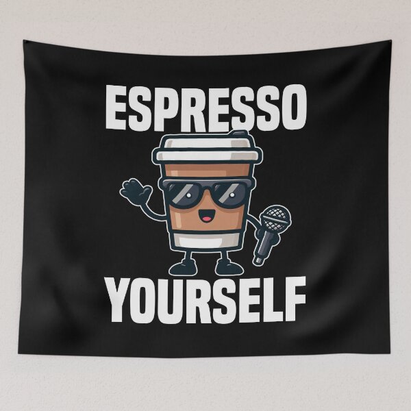 Item preview, ESPRESSO YOURSELF - BARISTA GIFT designed and sold by KEF Custom.