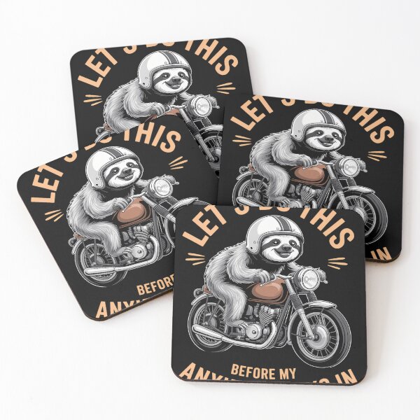Item preview, Anxiety Funny Motivation Sloth Joke designed and sold by DoorwayThreads.