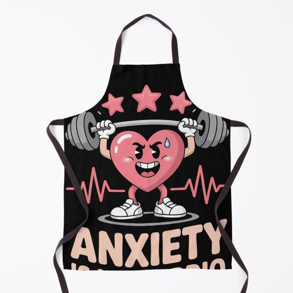 Item preview, Anxiety Is My Cardio Workout Fitness Humor designed and sold by DoorwayThreads.