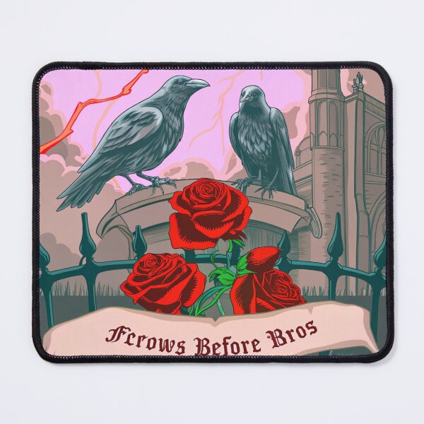 Item preview, Fcrows Before Bros Gothic Crow T-Shirt designed and sold by Fadi Alyaldani.