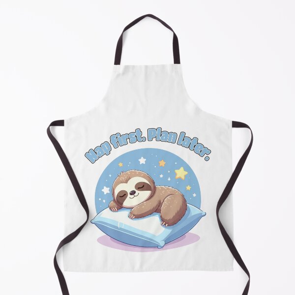 Item preview, Baby Sloth Sleeping on Pillow designed and sold by Tong4130.