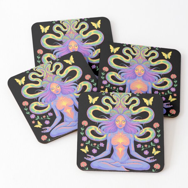 Aperçu de l'œuvre Cérémonie d'Ayahuasca Guérison spirituelle visionnaire Santé mentale créée et vendue par DoorwayThreads.