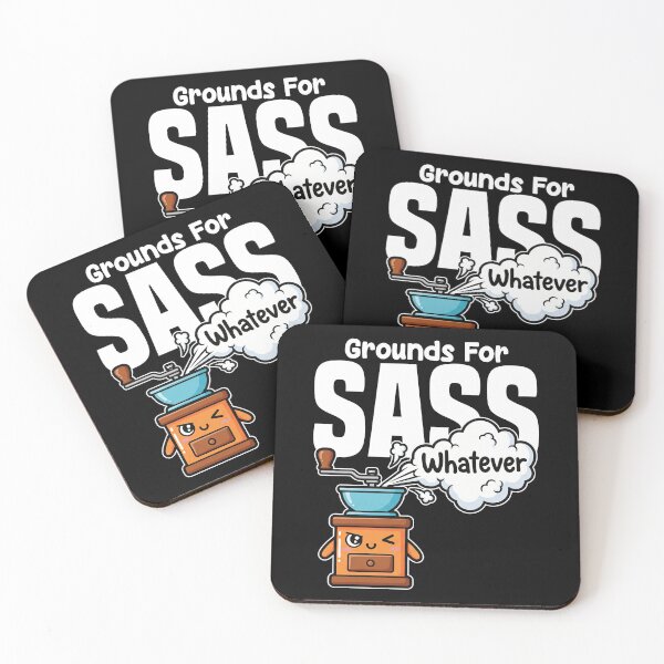 Item preview, GROUNDS FOR SASS - BARISTA GIFT designed and sold by KEF Custom.