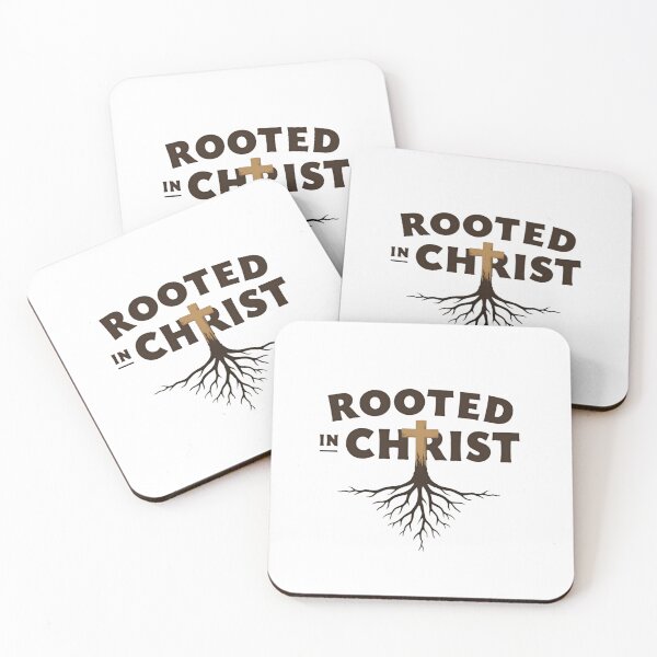 Item preview, Rooted in Christ – Christian Faith Shirt with Cross and Roots Symbol designed and sold by WHDProduction45.