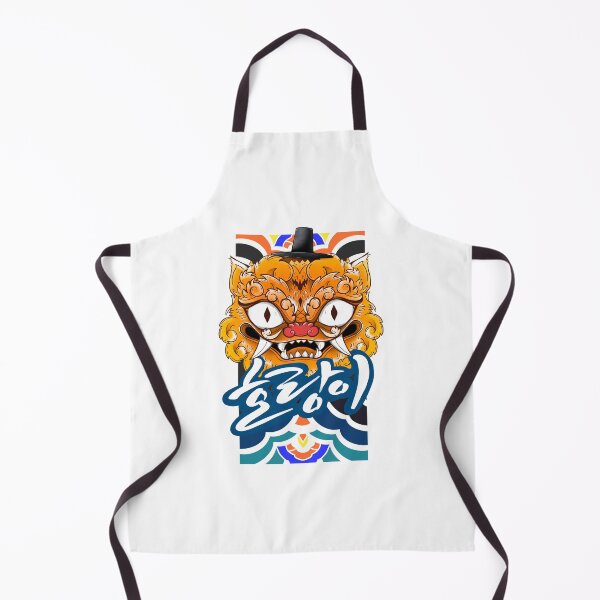 Item preview, Korean Tiger in a Gat-Korean traditional hat(in Korean Hangul Calligraphy) designed and sold by ArariInk.
