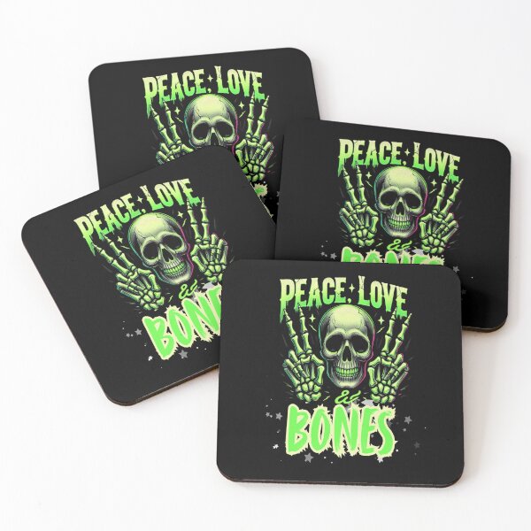 Item preview, Peace, Love & Bones | Halloween Crewneck  designed and sold by skkyfaithArtz.