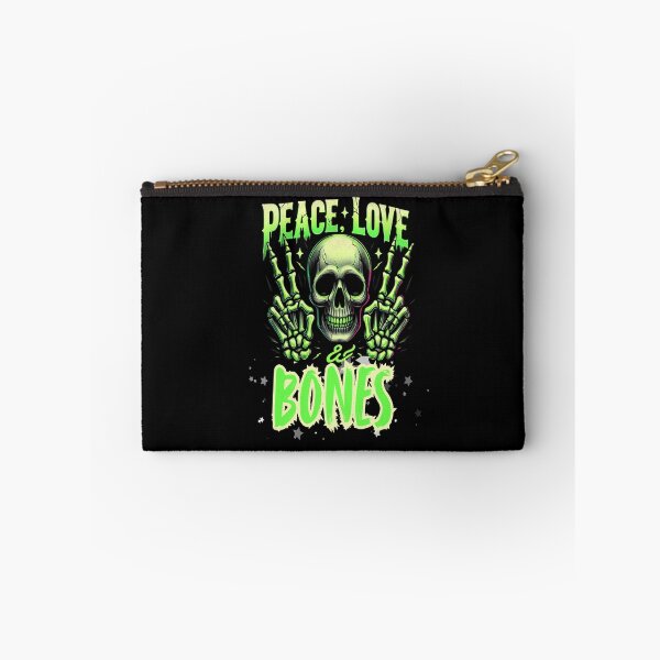 Item preview, Peace, Love & Bones | Halloween Crewneck  designed and sold by skkyfaithArtz.