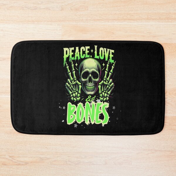 Item preview, Peace, Love & Bones | Halloween Crewneck  designed and sold by skkyfaithArtz.