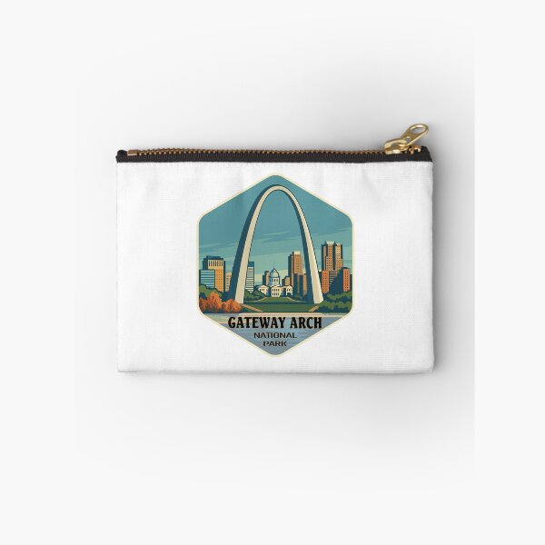 Item preview, Gateway Arch National Park Retro Sticker designed and sold by Ismeal Von.