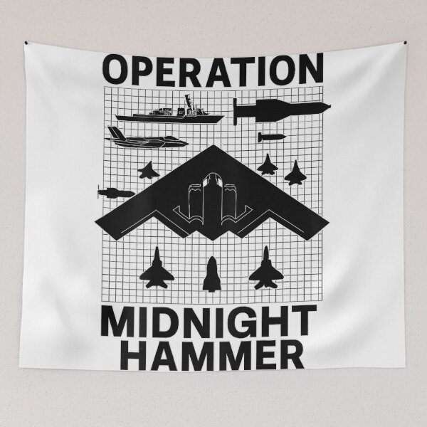 Item preview, Operation Midnight Hammer Military Air Strike Themed T-Shirt designed and sold by DunciOcukino.