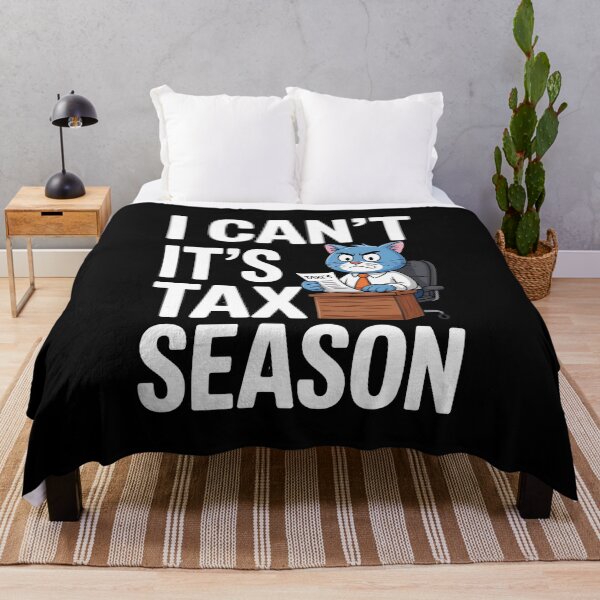 Item preview, I Can't It's Tax Season Tax Day Cat Accountant Accounting designed and sold by BakeryDozen.