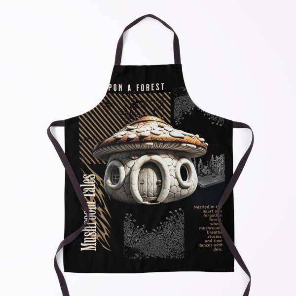 Item preview, Mushroom Cottage in a Dreamy Forest designed and sold by mikasaprada.