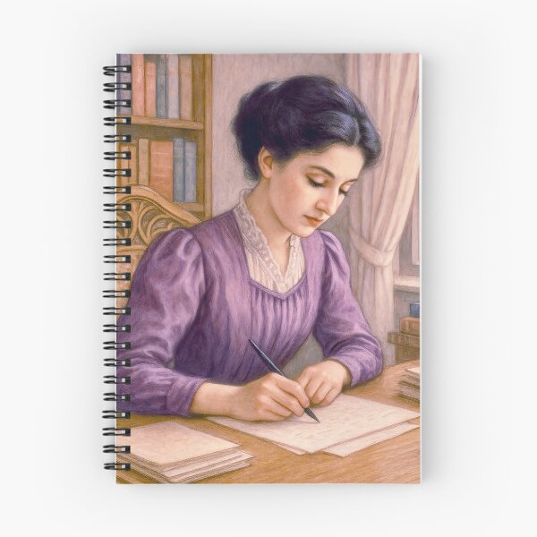 Item preview, Young woman writes a letter designed and sold by Steffani Lehmann.