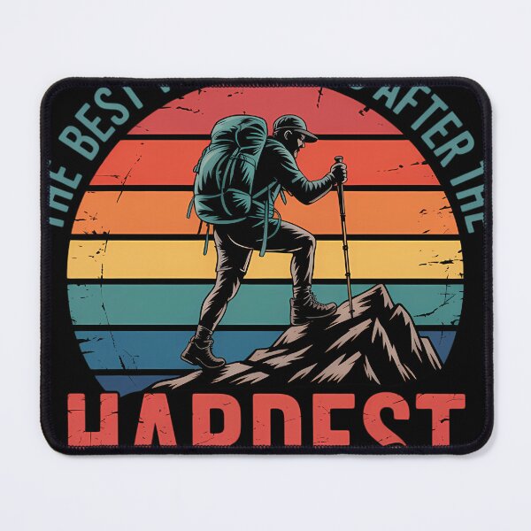 Item preview, Climb Climbing Hiking Mountain Motivation designed and sold by WalshDrawnLaugh.