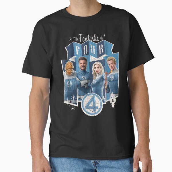 Item preview, Marvel The Fantastic Four Vintage Style First Steps Team T-Shirt designed and sold by DunciOcukino.