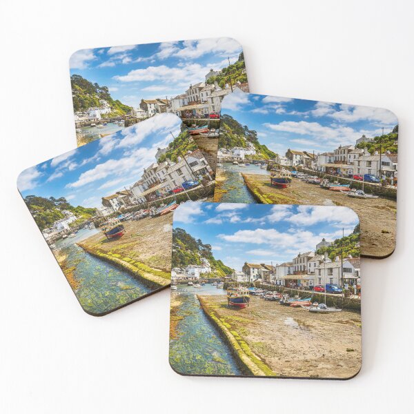 Item preview, Tide Out In Polperro Harbour, Cornwall, United Kingdom designed and sold by Paul Thompson Photography.