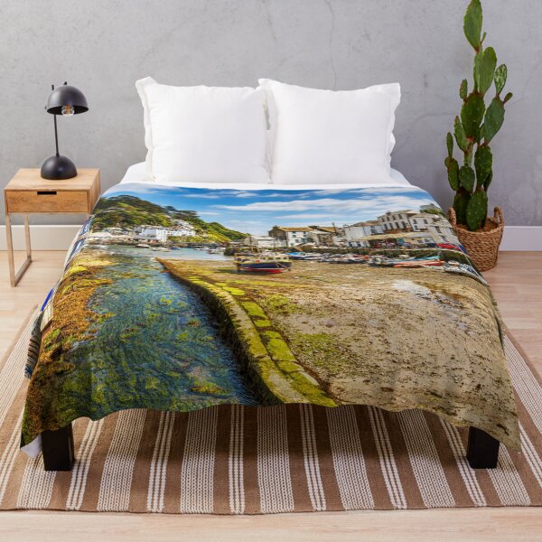 Item preview, Tide Out In Polperro Harbour, Cornwall, United Kingdom designed and sold by Paul Thompson Photography.
