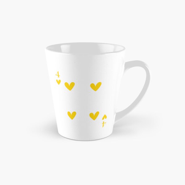 Item preview, Yellow hearts playing card designed and sold by CoastalPrintsbyLucy.