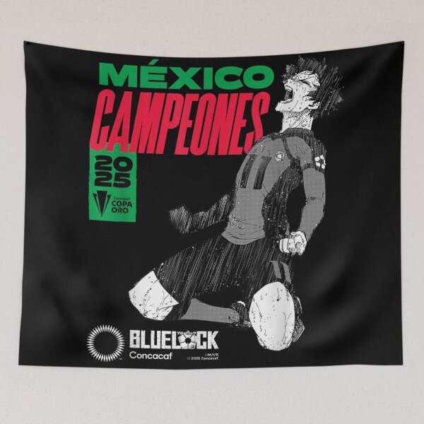Item preview, Camiseta crossover de anime de los Campeones de la Copa Oro de México 2025 x Blue Lock designed and sold by DunciOcukino.