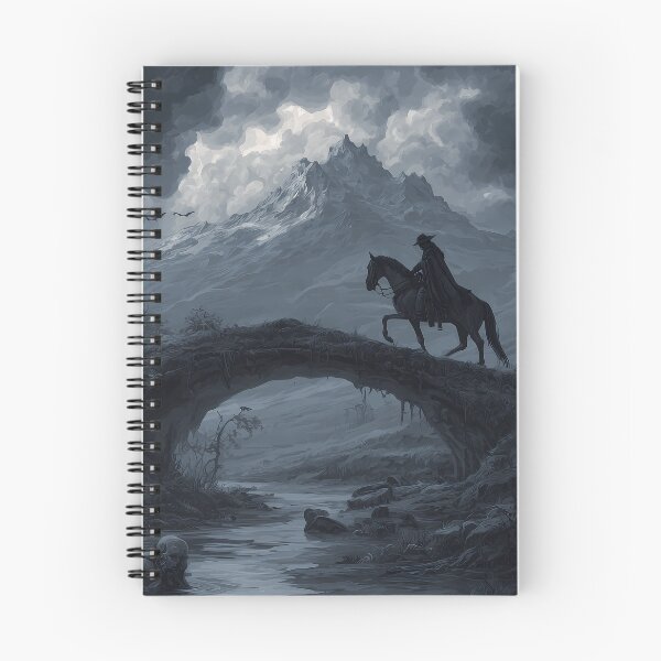 Item preview, Dark Horseman Crossing Bridge designed and sold by Design-Illusi0n.