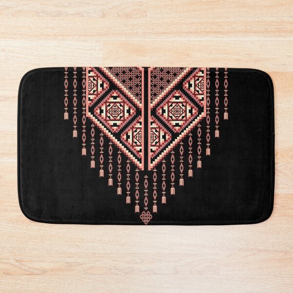 Item preview, Diseño de escote tribal geométrico de píxeles - Tonos negro y tierra designed and sold by Khwanchai.