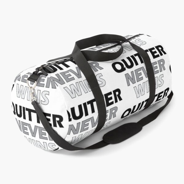 Item preview, QUITTER NEVER WINS designed and sold by Positive Mindzet!.