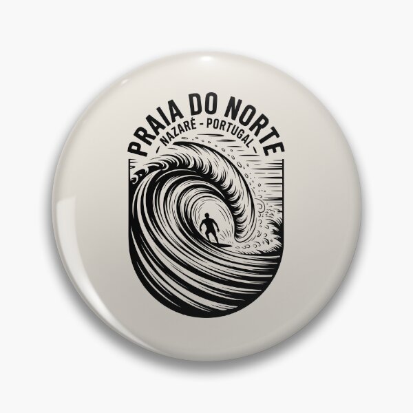 Item preview, Praia do Norte Nazaré Surf T-Shirt – Portuguese Wave Rider Apparel for Surf Fans & Ocean Lovers designed and sold by just-quotes.