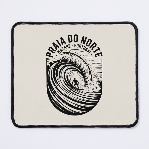 Item preview, Praia do Norte Nazaré Surf T-Shirt – Portuguese Wave Rider Apparel for Surf Fans & Ocean Lovers designed and sold by just-quotes.