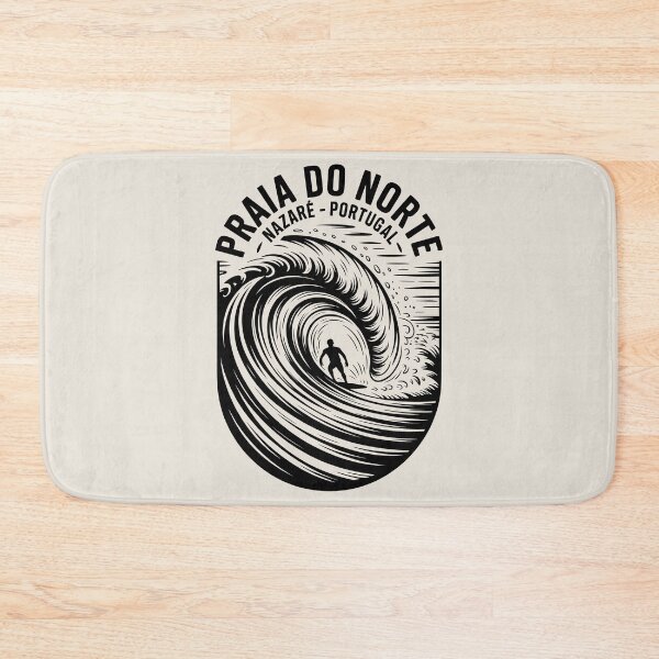 Item preview, Praia do Norte Nazaré Surf T-Shirt – Portuguese Wave Rider Apparel for Surf Fans & Ocean Lovers designed and sold by just-quotes.