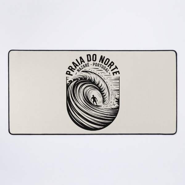 Item preview, Praia do Norte Nazaré Surf T-Shirt – Portuguese Wave Rider Apparel for Surf Fans & Ocean Lovers designed and sold by just-quotes.