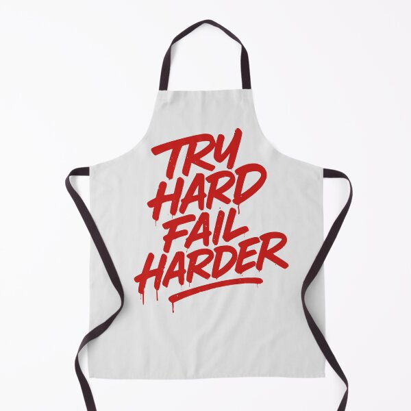 Item preview, Try Hard Fail Harder Graffiti Motivational Tag designed and sold by 2wear.