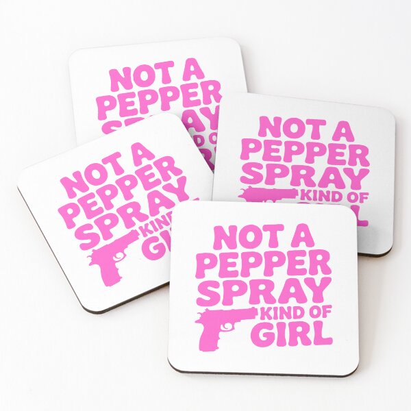 Item preview, Not A Pepper Spray Kind Of Girl! Pink Girly designed and sold by PMCreative.