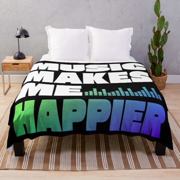 Item preview, Music Makes Me Happier designed and sold by TheFineShirt.
