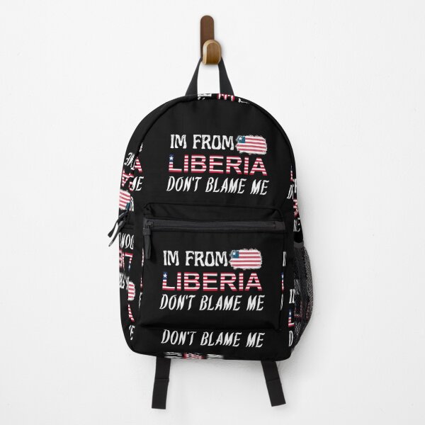 Item preview, Funny quote Liberian Pride I'm from liberia don't blame me designed and sold by Adventure paradise ⭐⭐⭐⭐⭐.