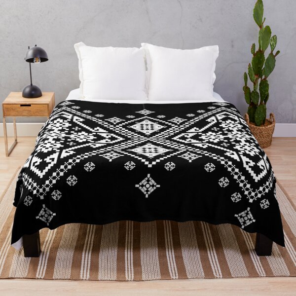 Item preview, Bold Pixel Ethnic Border Seamless Pattern designed and sold by Khwanchai.