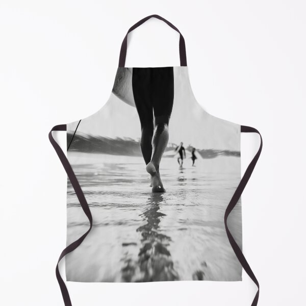 Item preview, Footsteps in Foam - Black and White Surf Photography designed and sold by Branka Kodzoman.