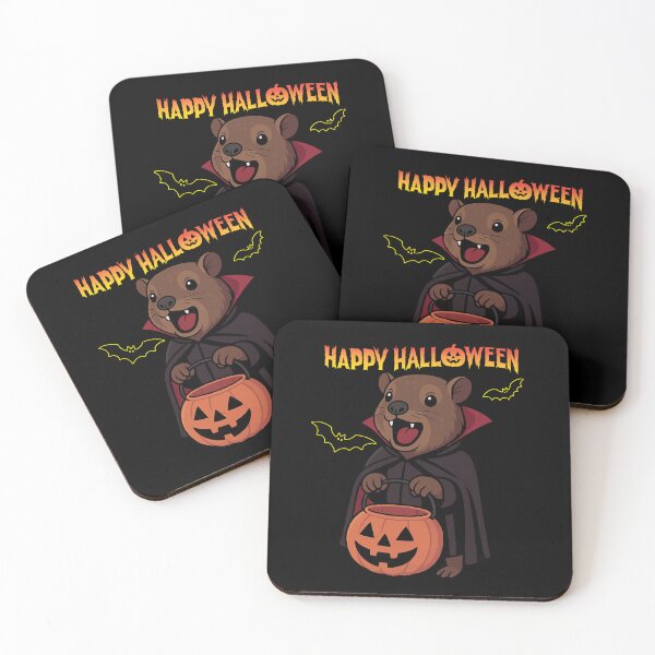 Item preview, Rock Hyrax Awawa Halloween Vampire Trick Treat Funny designed and sold by d247.