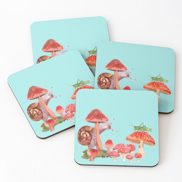 Item preview, Snail with mushrooms designed and sold by DGThaiTop.