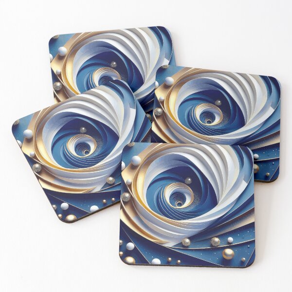 Item preview, Colorful Abstract Fibonacci Art 52 designed and sold by Vicky Brago-Mitchell®.
